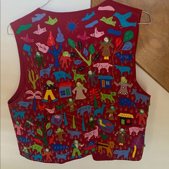 Colorful Embroidered Vest - Picture 3 of 3
